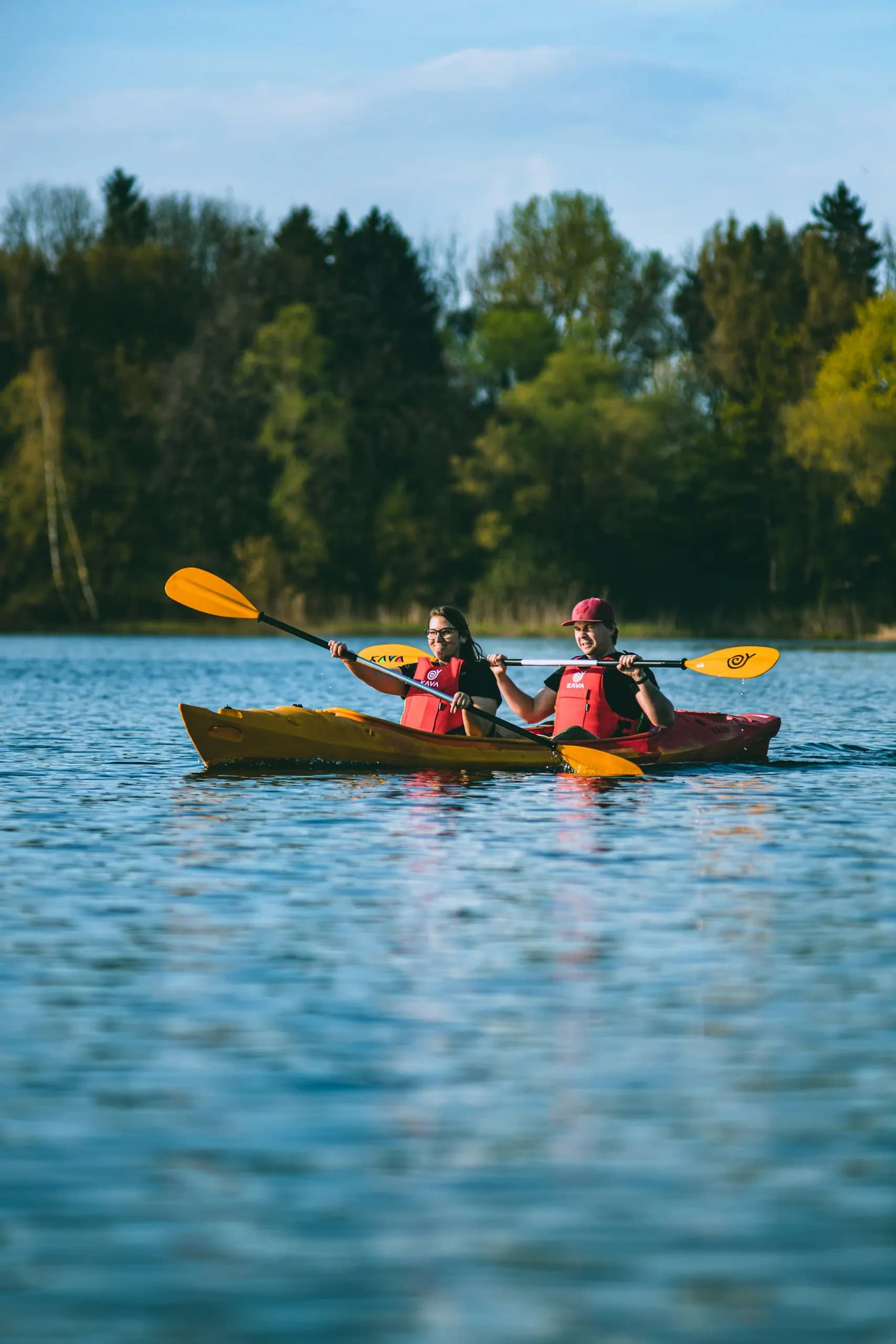 Paddle out from your own private dock