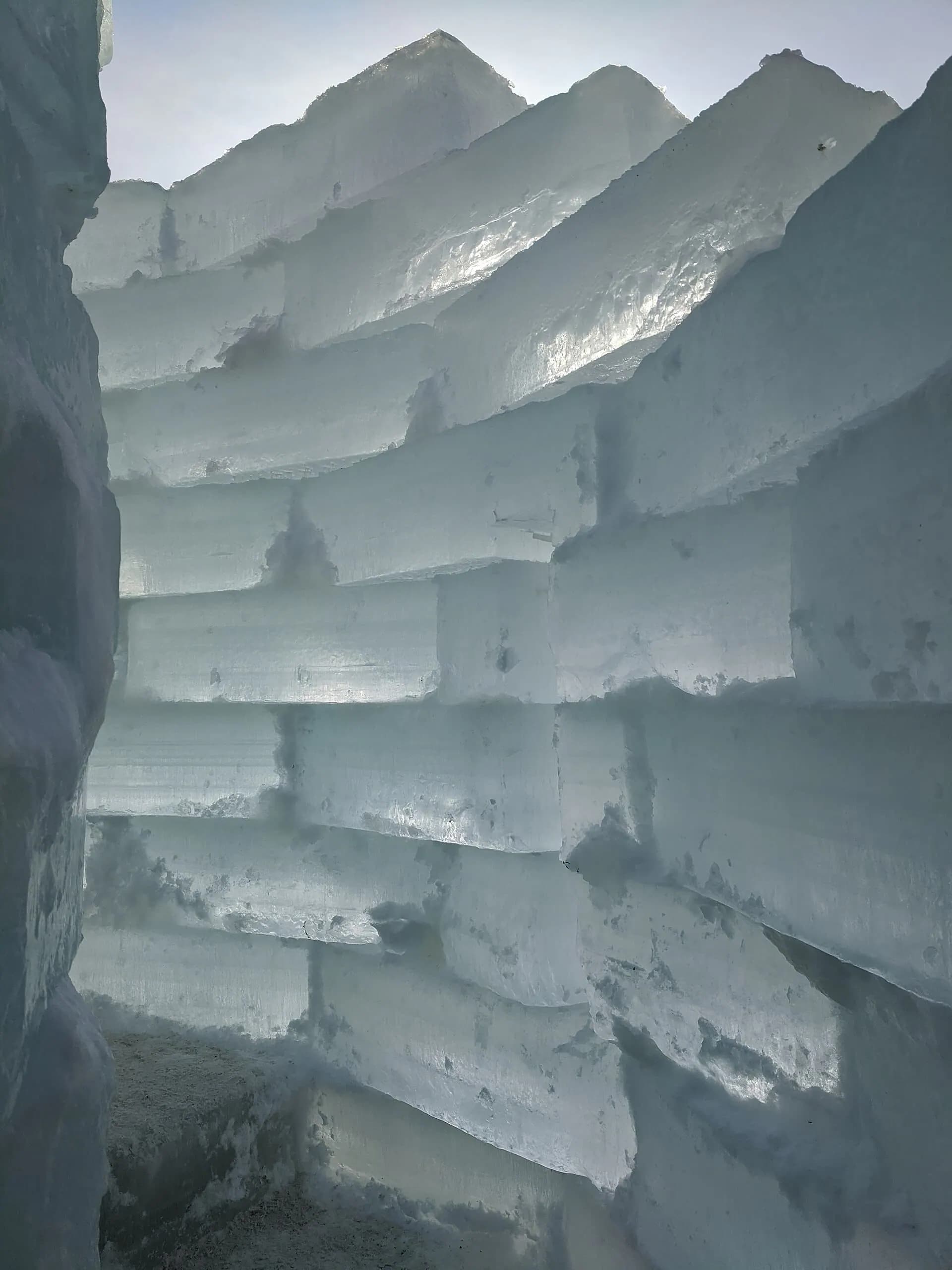 The Ice Palace walls at Colden Lodge