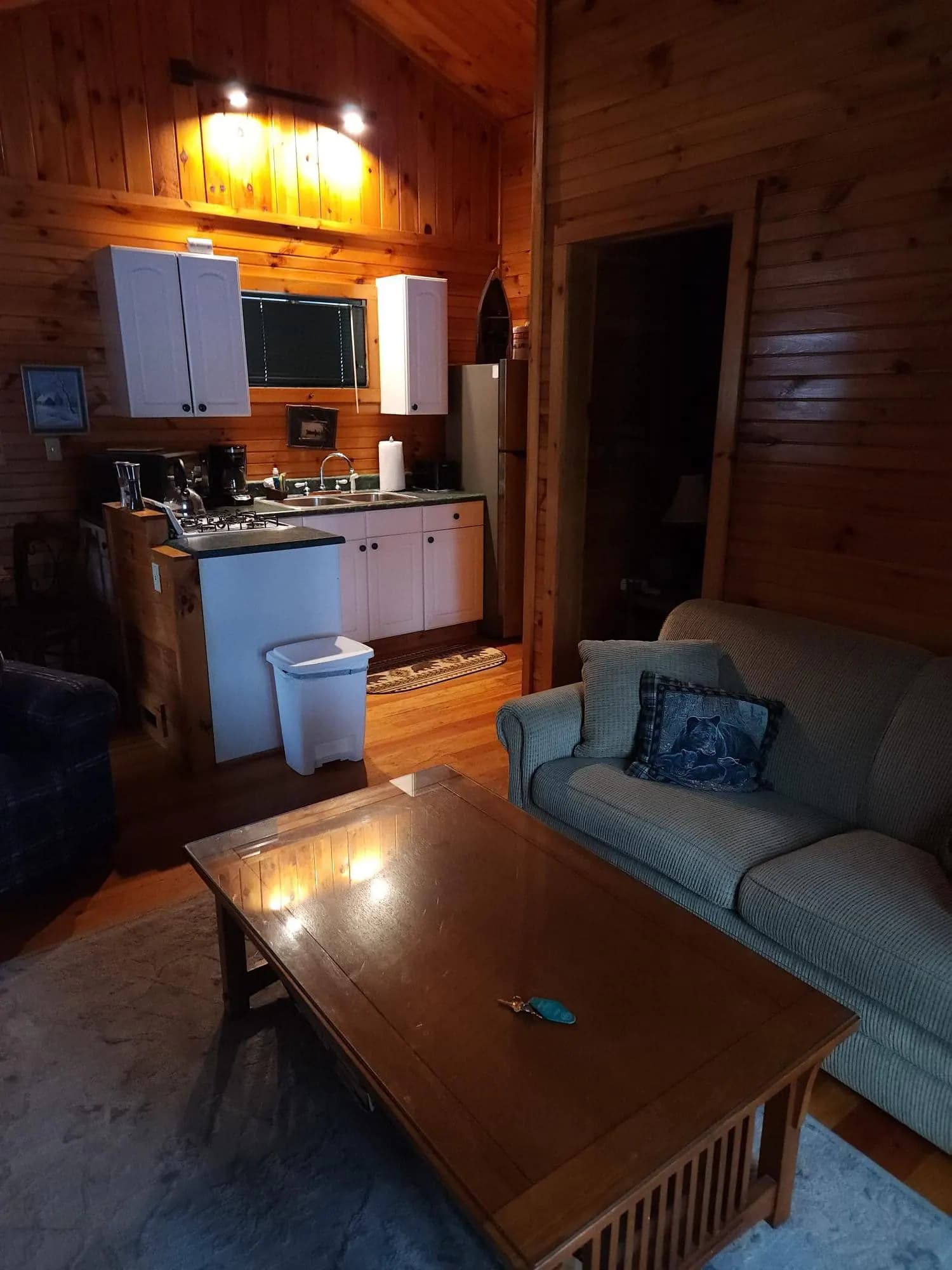 Kitchenette at Colden Lodge