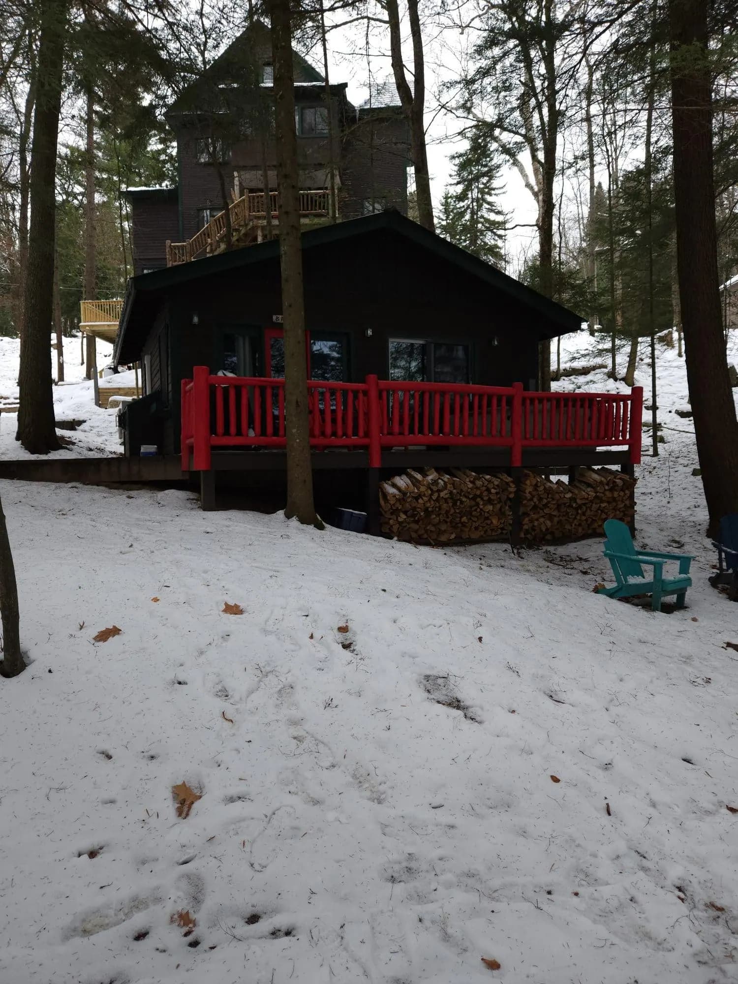 Winter at Colden Lodge